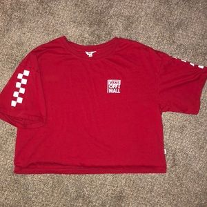 Vans Cropped Logo Tee